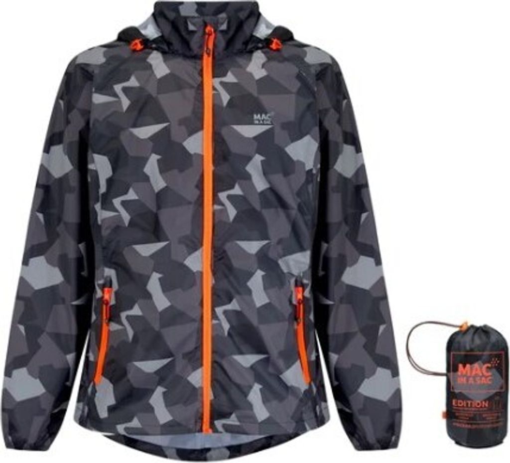 Mac In A Sac Regenjacke Origin Edition Black-camo M