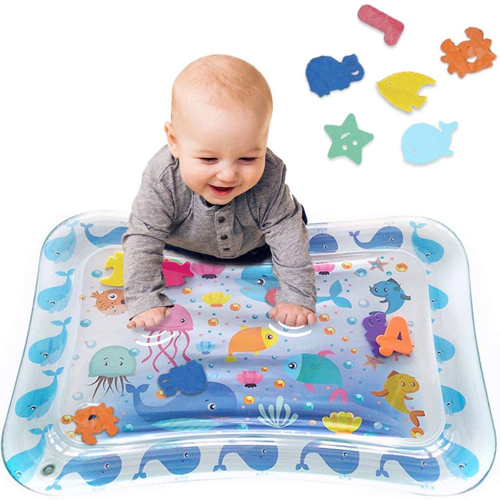 Baby Aufblasbare Wasserspielmatte Tastmatte Früherzieh Spielzeug 66x50cm 