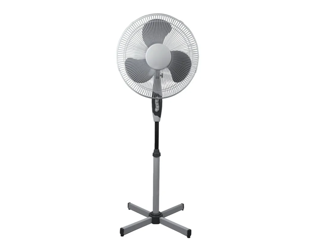 Ventilateur de sol blanc 40cm idéal pour bureau, salon ou chambre à coucher