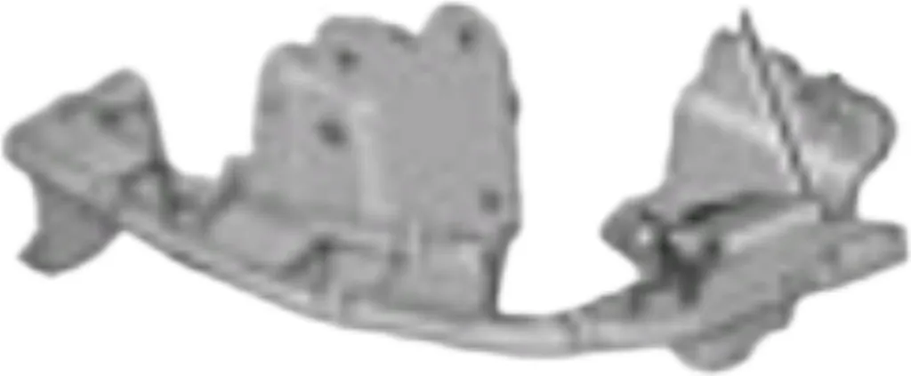 Fixation latérale pare-chocs arrière pour Toyota Proace SU001A4644