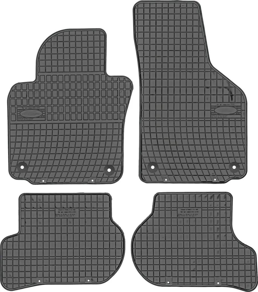 Tappetini Auto per Golf 5 2003-2009 Frogum ET0361 - Pulizia Facile