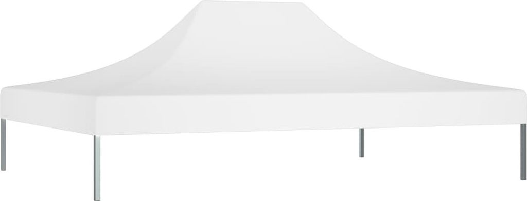 Tetto della tenda 4,5x3 m bianco 270 g/m² Immagine del prodotto 