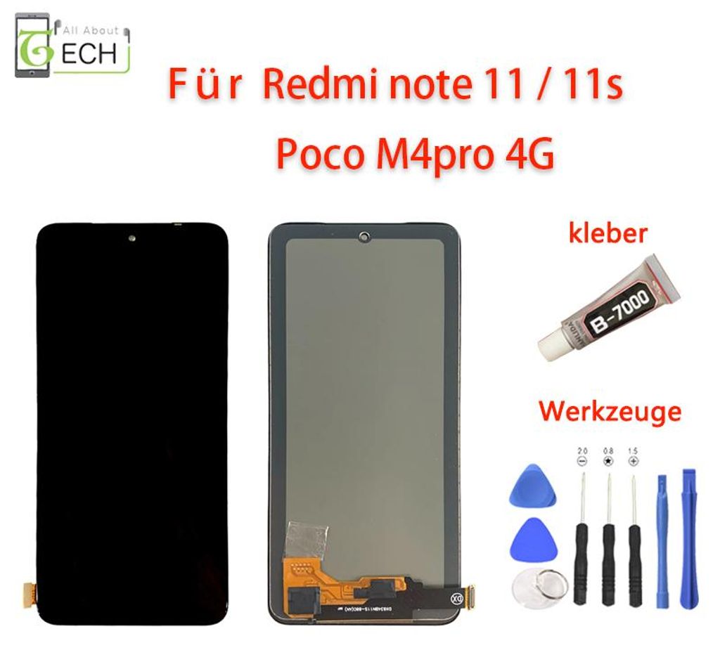 Für Xiaomi Redmi Note 11 / 11s Poco M4 Pro LCD Display Produktbild 