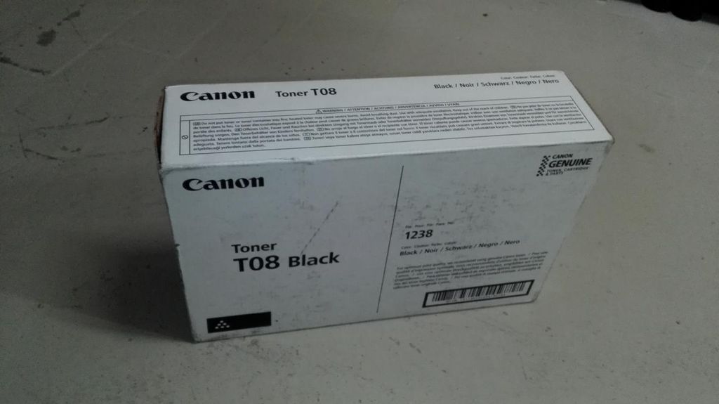 Canon TONER T08 BLACK, 11000 Seiten, Schwarz, 1 Stück(e) Produktbild 