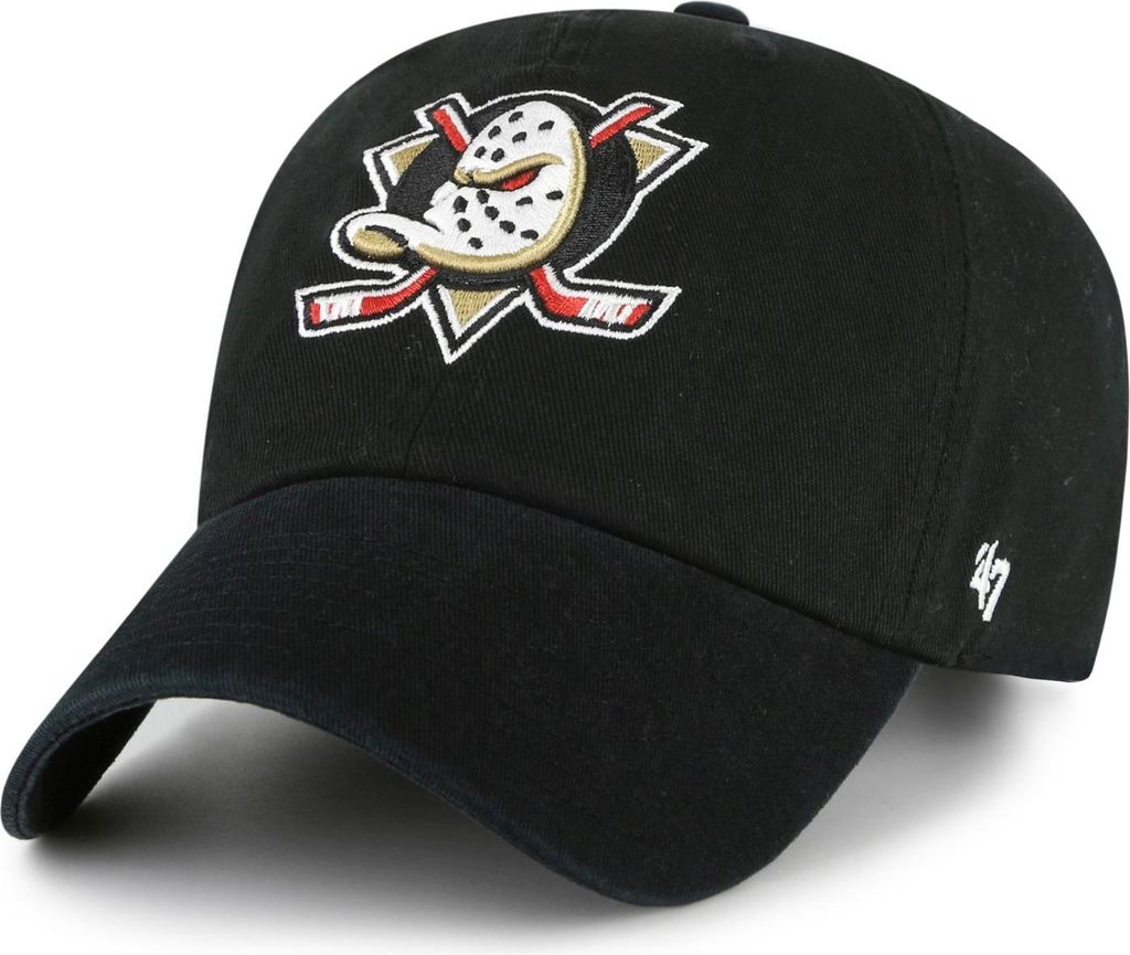 47 Brand Adjustable Cap - CLEAN UP Anaheim Ducks schwarz