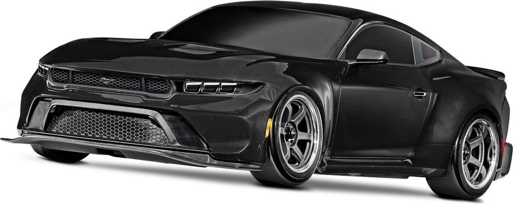 TRAXXAS 4-TEC Ford Mustang schwarz 1/10 Drift RTR Brushed, ohne Akku+ Lader