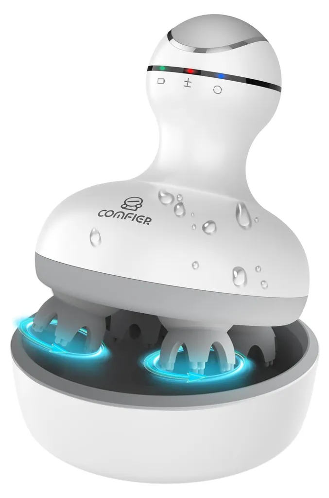Appareil de massage cuir chevelu Comfier - Masseur de tête vibrant 360°