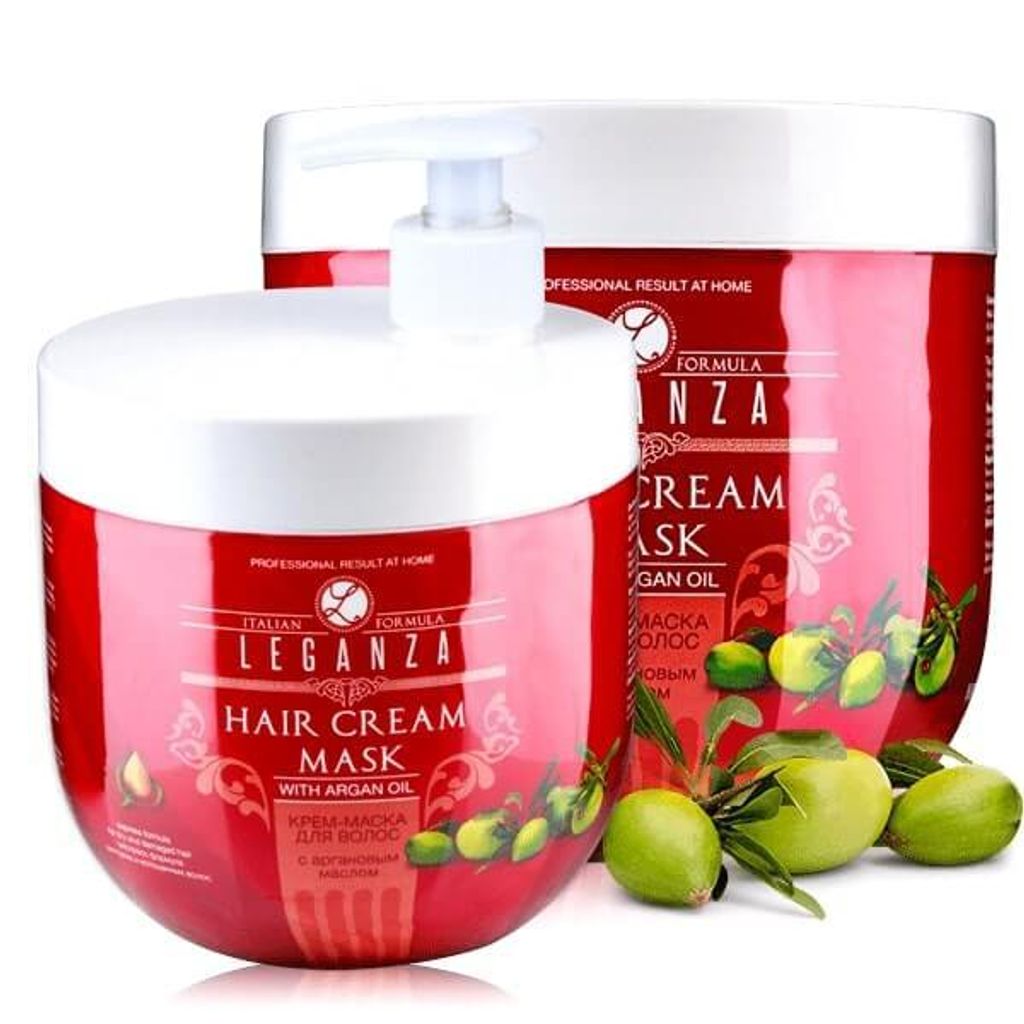 Leganza hair cream maska na vlasy s arganovým olejem 1000 Obrázek produktu 