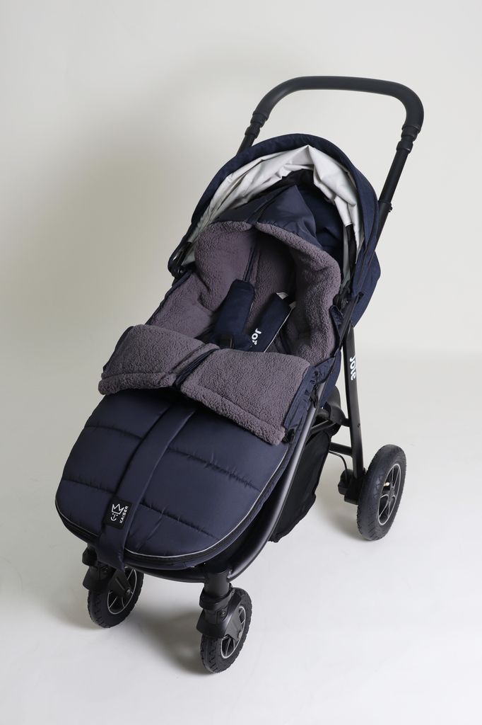 Kaiser, 6566522 Thermo Fleece Universal Kinderwagen Fußsack MILA, navy