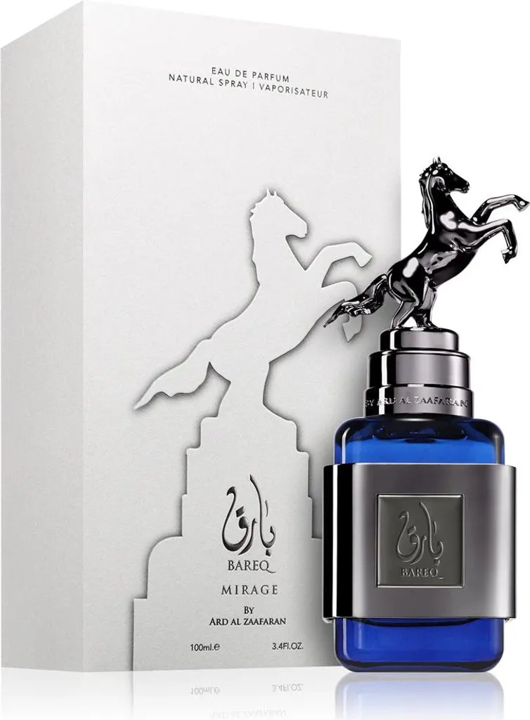 Bareq Mirage Ard Al Zaafaran 100ml - Parfum Ambré et Boisé Haute Qualité