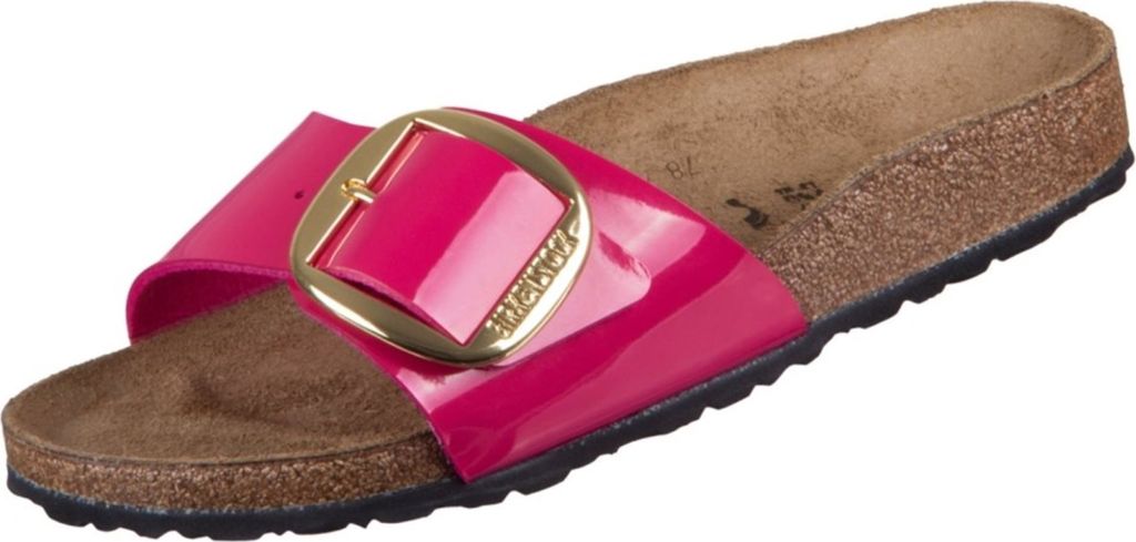 Birkenstock Damen Pantolette, rot(patentfuchsiafusion Produktbild 