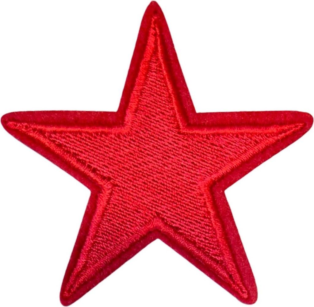 Stern-Emblem-Aufnäher zum Aufbügeln Produktbild 