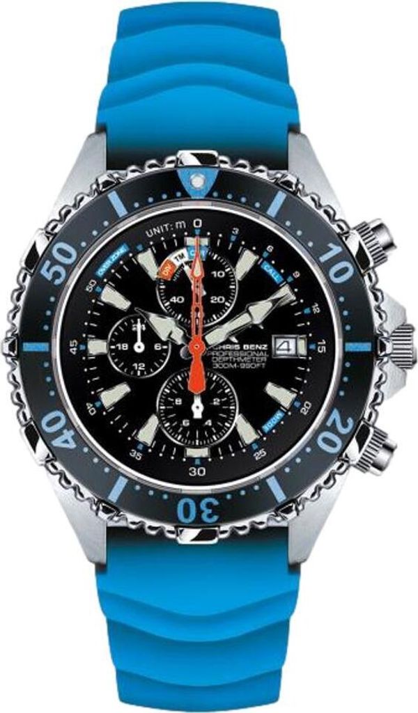 Chris Benz - CB-C300X-LB-KBB - Taucheruhr - Uni - Quarz Produktbild 