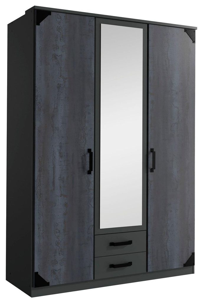 Armoire Bochum à portes battantes 135 x 58 x 199 cm, Image du produit 
