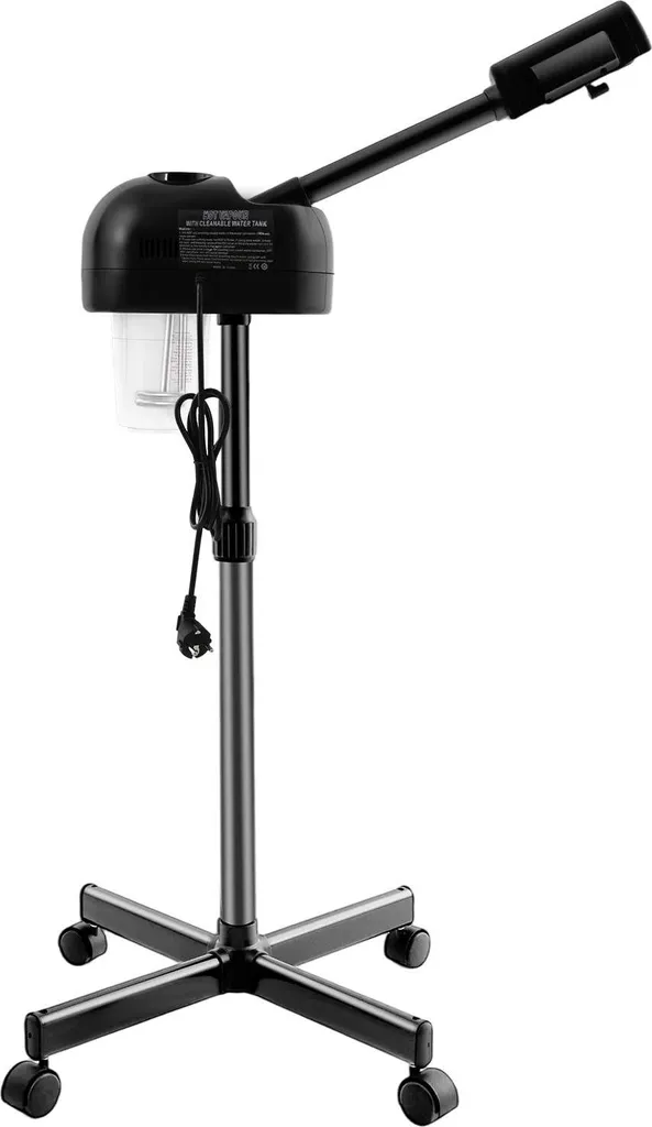 Vaporisateur facial 360° réglable en hauteur avec fonction ozone 800W