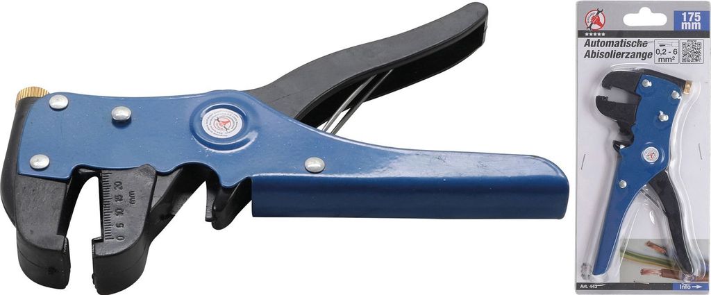 KRAFTMANN 443 Automatische Abisolierzange, 0,2-6 mm²