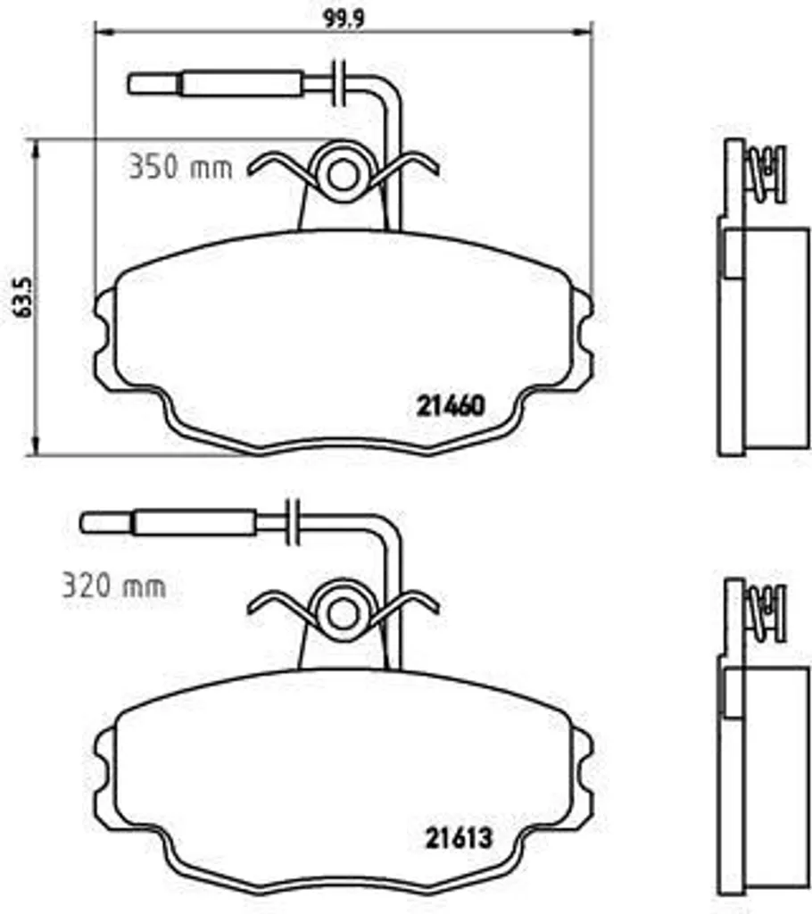 Plaquettes de frein Brembo pour stopper sifflement et usure