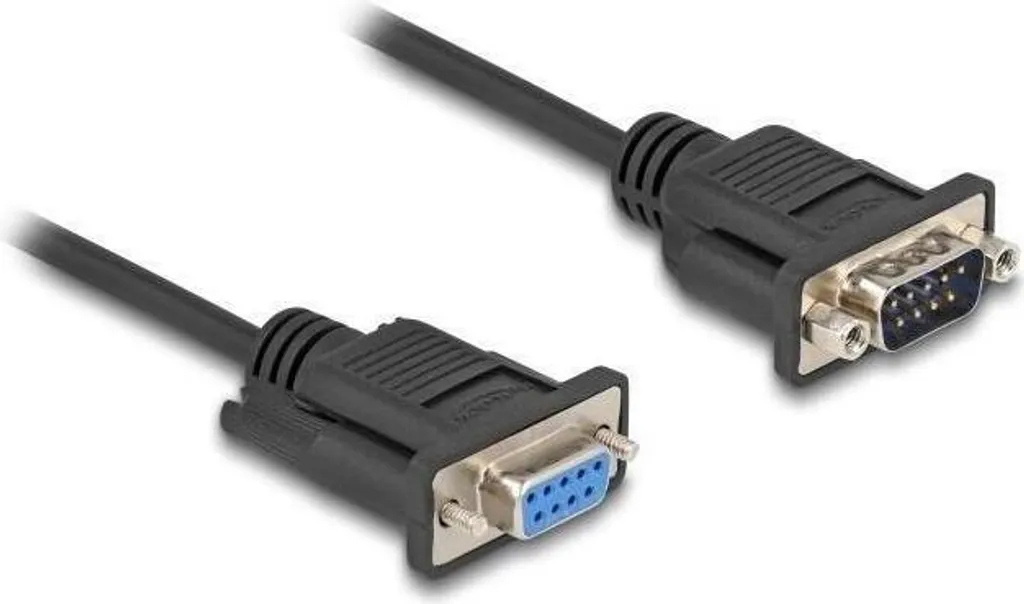 Cavo Seriale 1m Delock 87833 - Collegamento RS232 per Retro PC e Modem - 2