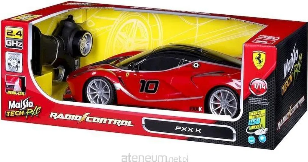 Voiture radiocommandée Ferrari FXX K Maisto 1/14 véhicule télécommandé USB