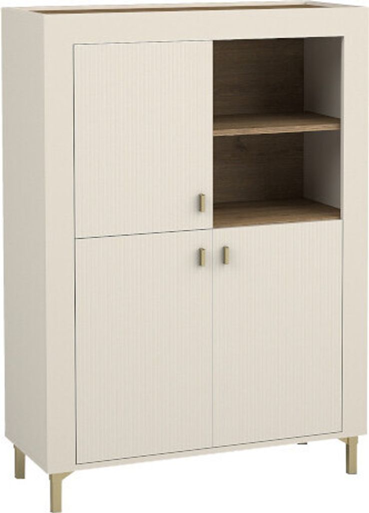 Bücherregal Kommode Highboard MOSSO 05 kaschmir