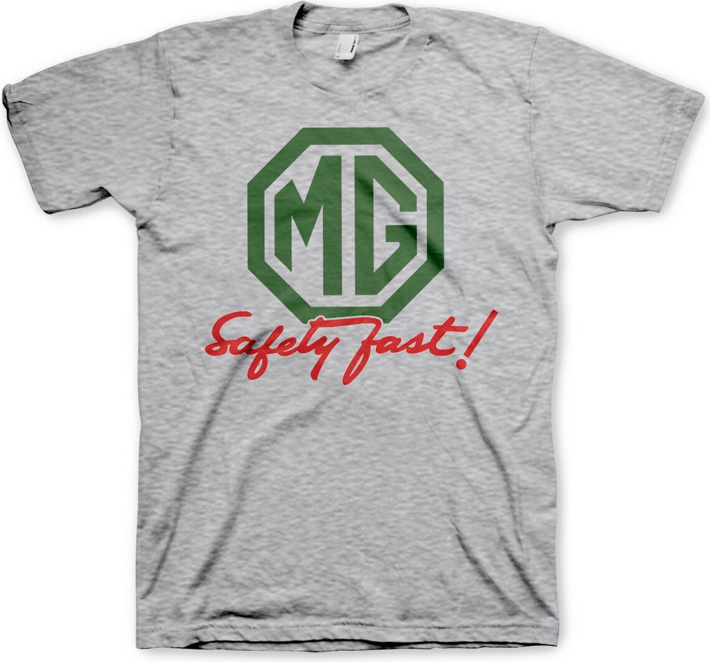 M.G. Safely Fast T-Shirt - XX-Large - Heather-Grey