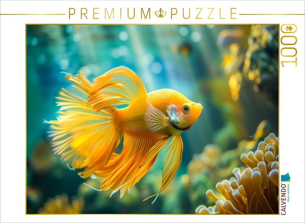 CALVENDO Puzzle Ein Motiv aus dem Kalender Exotische Fische | 1000 Teile Lege-Größe 64x48cm Foto-Puzzle für glückliche Stunden