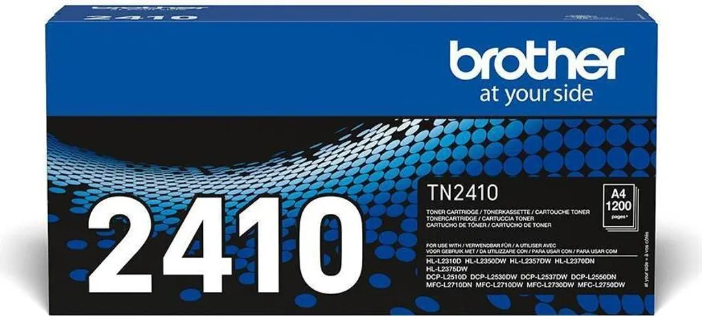 Toner Brother TN-2410 noir haute performance pour imprimante laser HLL