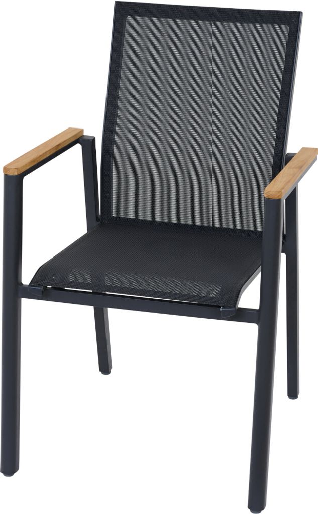 SIENA GARDEN Bologna Stapelsessel, Aluminium pulverbeschichtet matt anthrazit