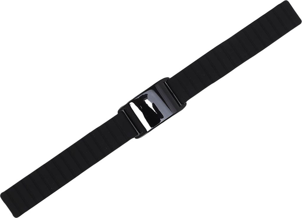 Silikon-Armband, passend für WHOOP 4.0-Uhr, weich, magnetisch, Sport-Schnellverschluss-Loop-Armband, Schwarz
