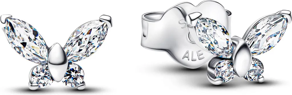 Orecchini Pandora Timeless Farfalla Argento 925 e Zirconia Cubica