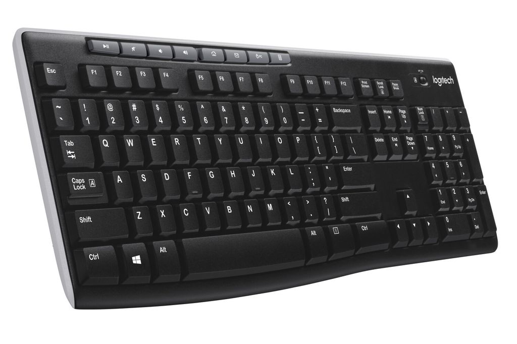 Logitech Wireless Keyboard K270 - Tastatur - 2,4 GHz - US (920-003736)