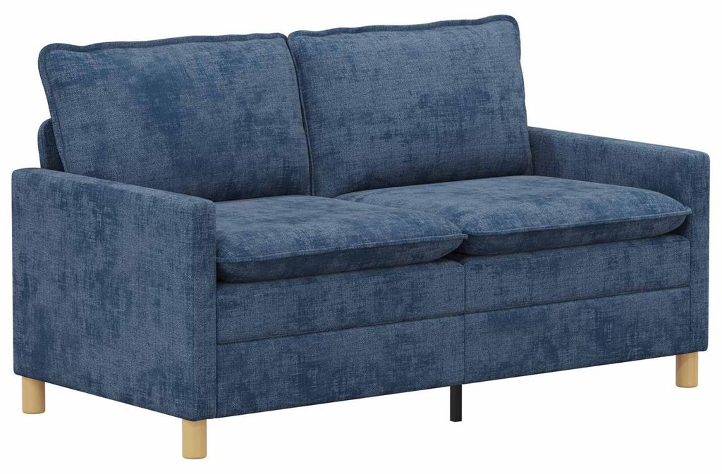 vidaXL Sofa Blau 156 x 81 x 87,5 cm Polyester