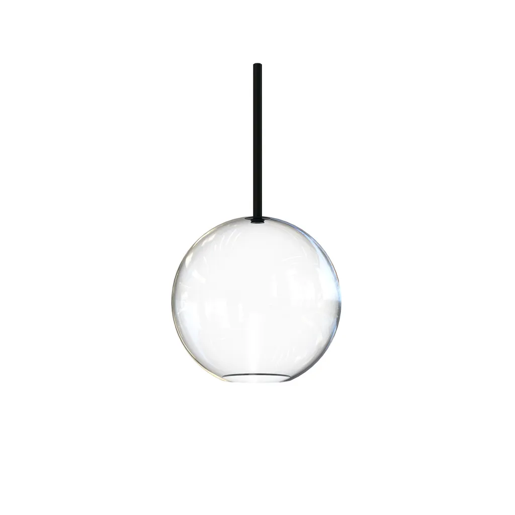 Abat-jour boule en verre transparent CAMELEON SPHERE M réf 8530