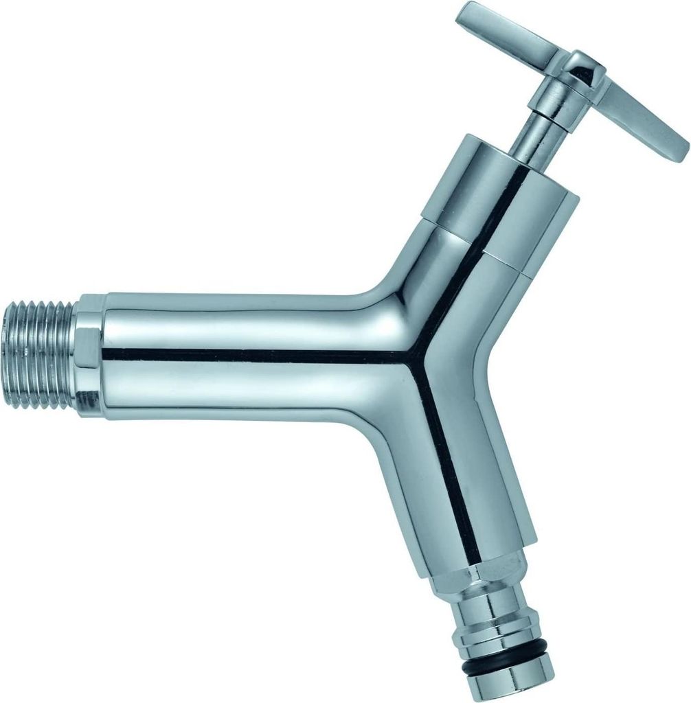 GARANTIA Design Chrom-Auslaufhahn 3/4 Zoll, poliert, Gräße: Produktbild 