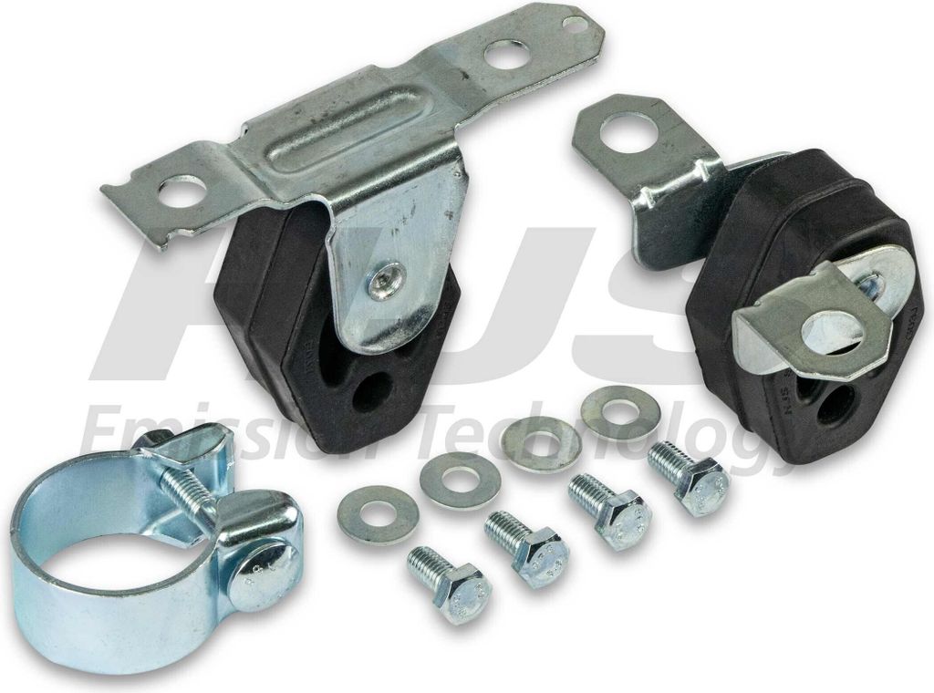 HJS Montagesatz Schalldämpfer Montagesatz Abgasanlage 82 11 9166 für VW POLO (9N)