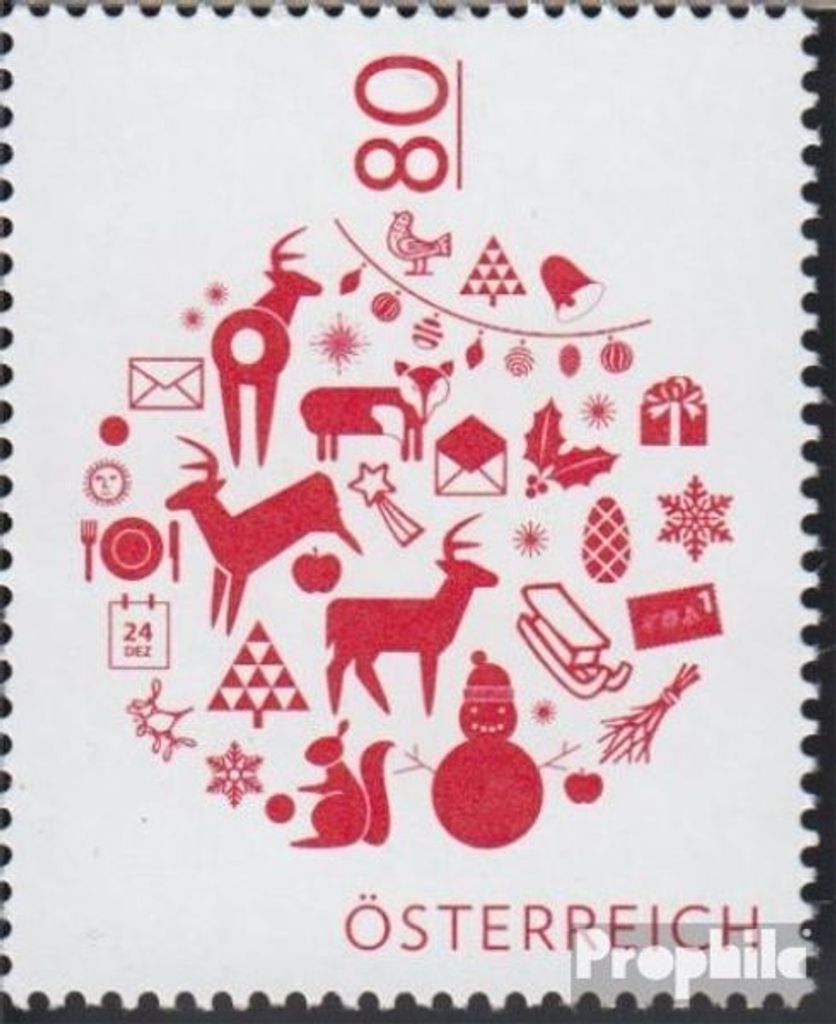 Briefmarken Österreich 2016 Mi 3301 (kompl.Ausg.) gestempelt Weihnachten