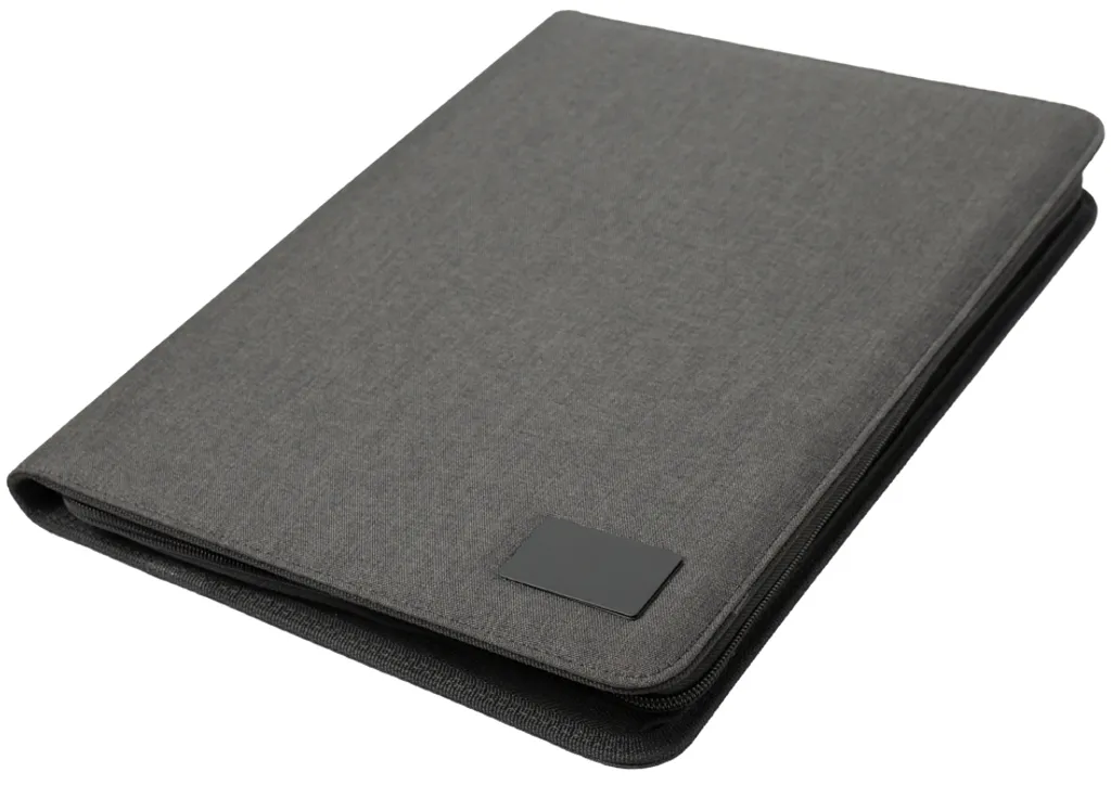 Porte-documents Alassio 46220 A4 Anthracite avec fermeture éclair robuste