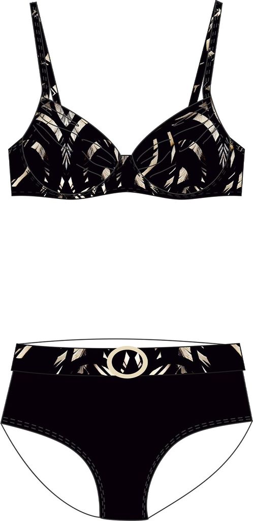 FASHY Damen Bikini schwarz 42C Produktbild 