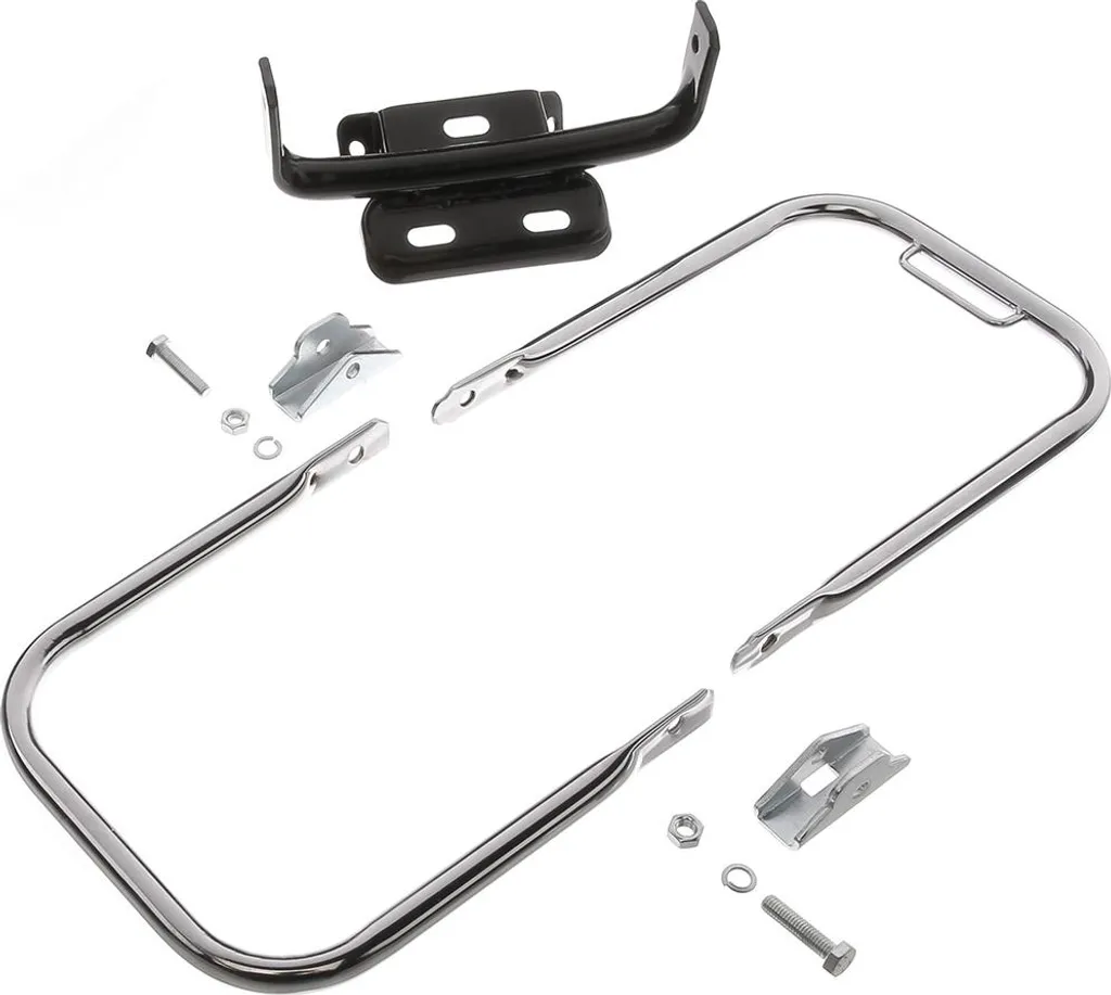 Porte-bagages arrière complet Simson S50 S51 S70 avec support long chromé