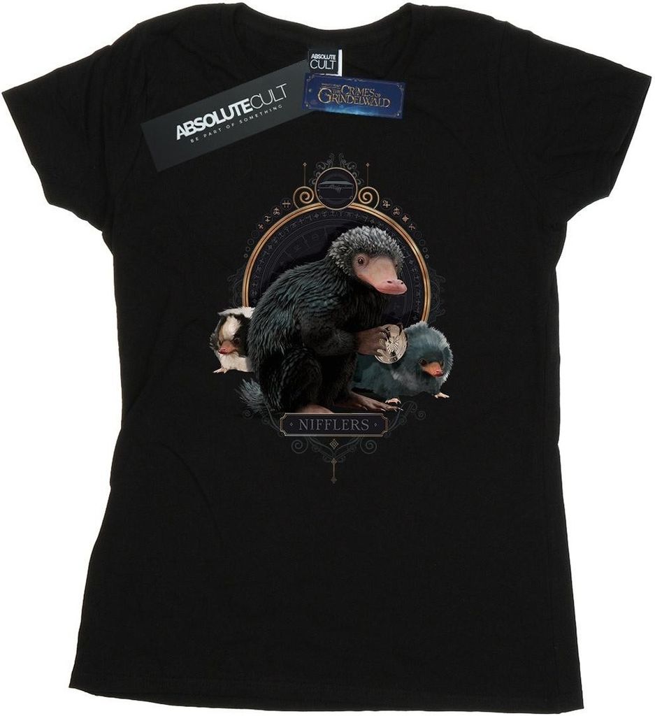 Fantastic Beasts - "Baby Nifflers" T-Shirt für Damen BI20055 (XXL) (Schwarz)