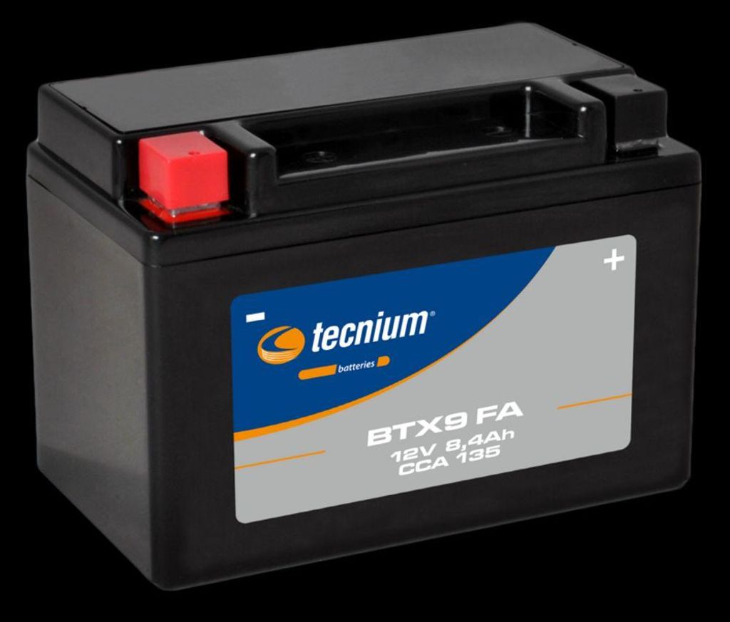 TECNIUM Wartungsfreie Batterie Werkseitig aktiviert - BTX9 FA