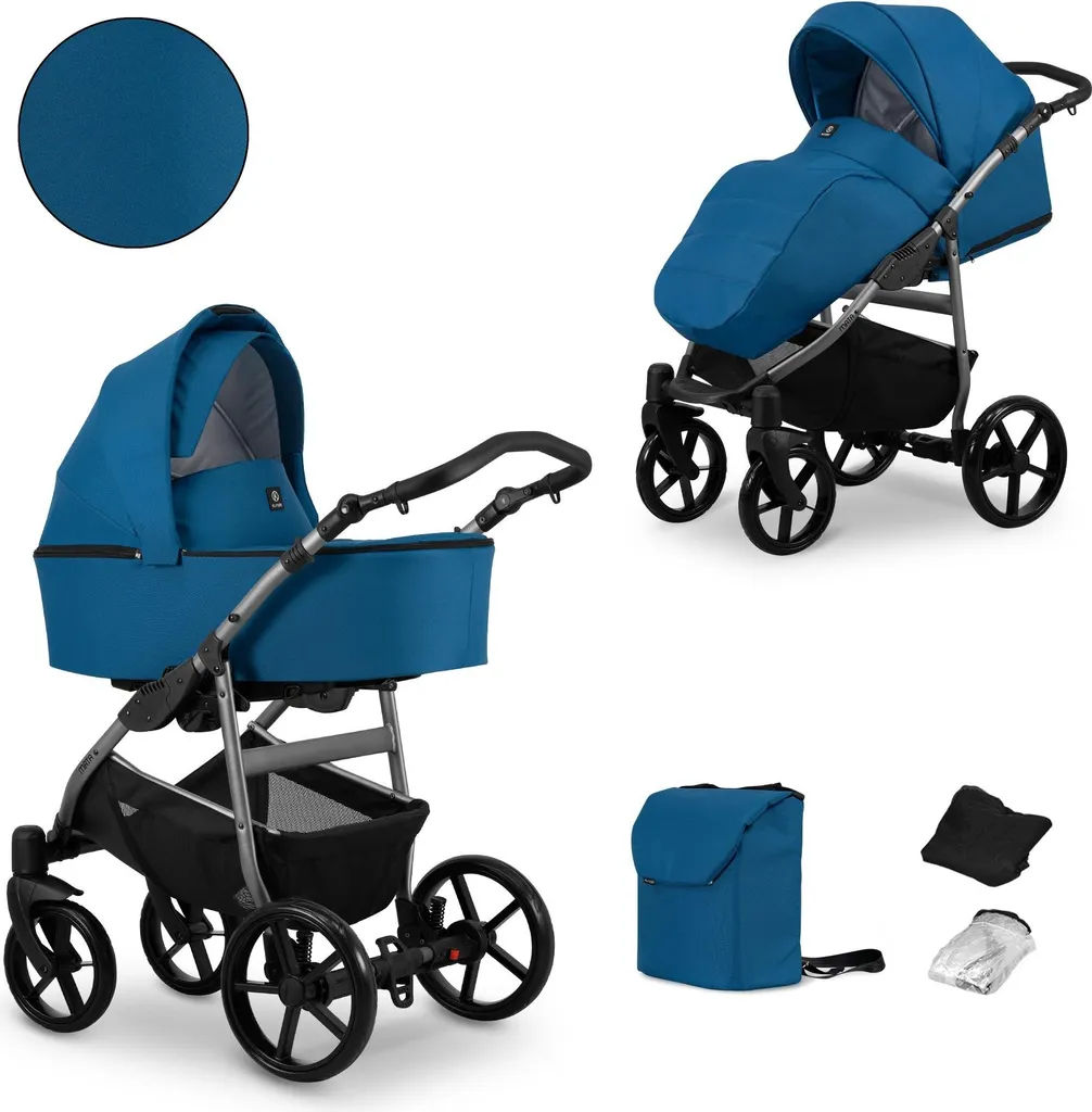 Poussette Kunert MATA 2en1 stable et maniable pour le confort de bébé