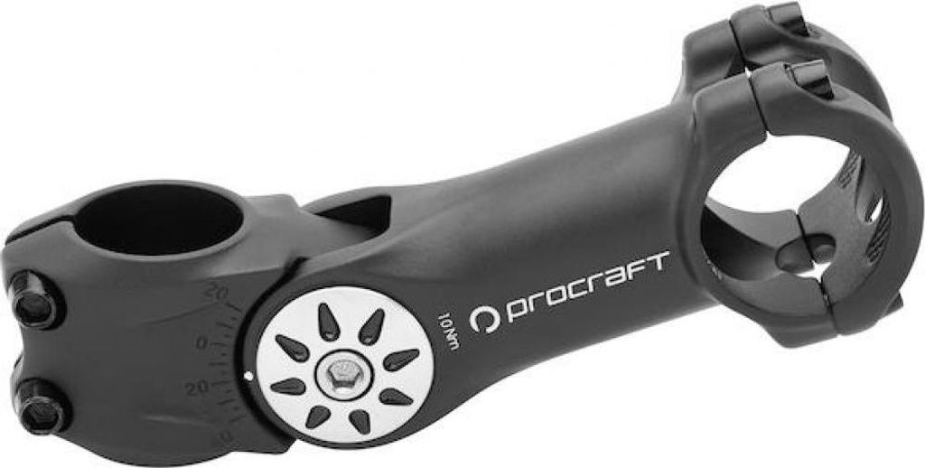 Procraft AS-08 Vorbau Ahead 31,8 mm verstellbar -20° bis +40° Schwarz