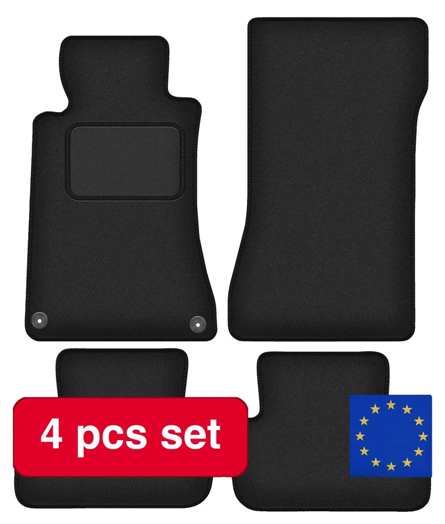 Tapis de sol noir antidérapant de qualité premium pour maison moderne