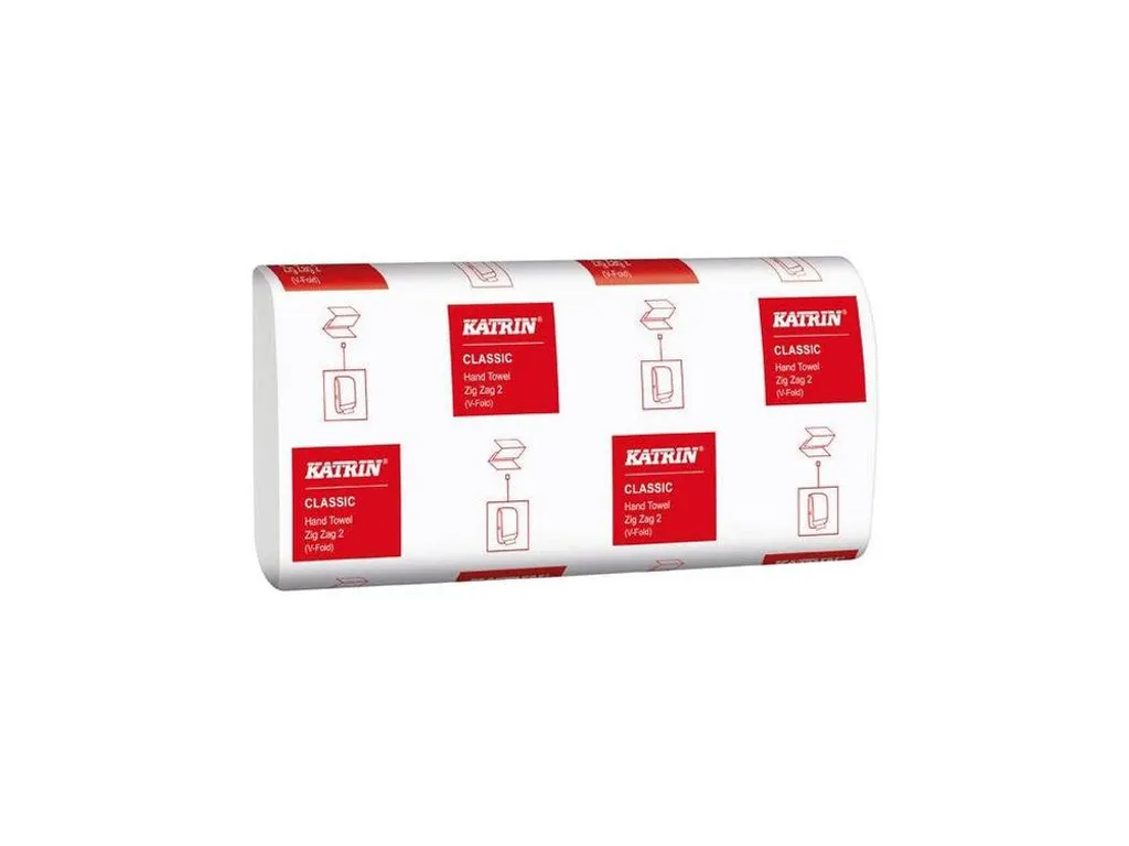 Essuie-mains Katrin 200 feuilles anti-gaspillage pliage ergonomique Z