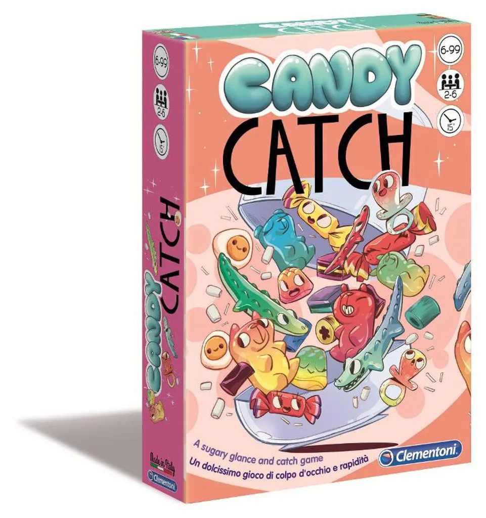 Clementoni Candy Catch Jeu de Cartes d'Observation et de Rapidité Enfant