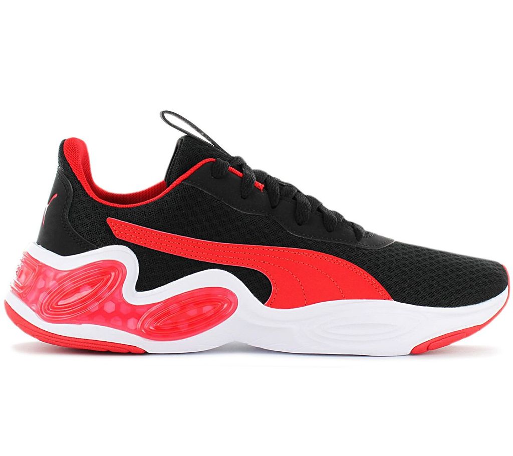 Puma Cell Magma Clean - Herren Schuhe Schwarz-Rot 193633-11 , Größe: EU 45 UK 10.5