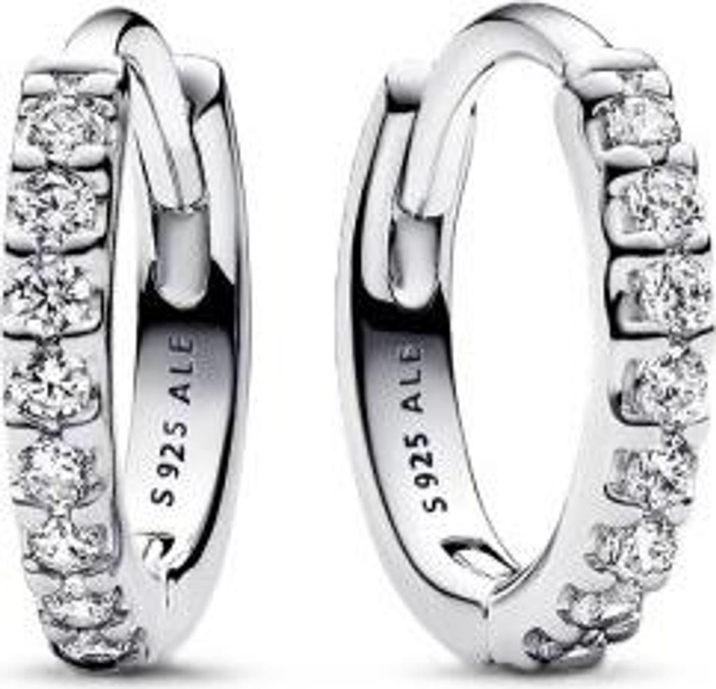 Orecchini cerchio per donna ragazza in Argento Sterling 925