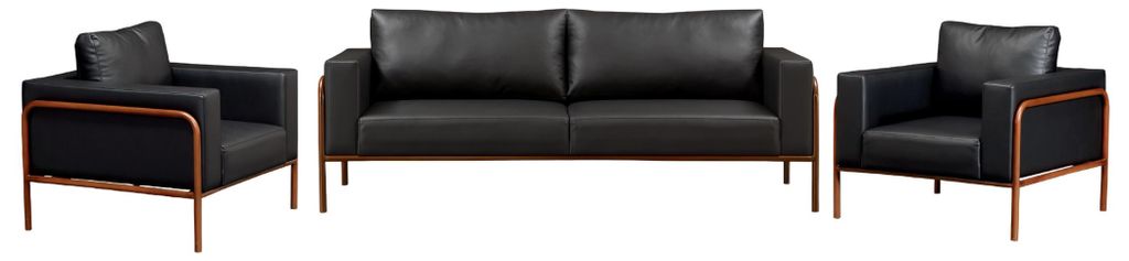 Set Luxus Möbel Sofagarnitur Couch Sofa Polster 3+1+1 Sitzer Sessel Wohnzimmer