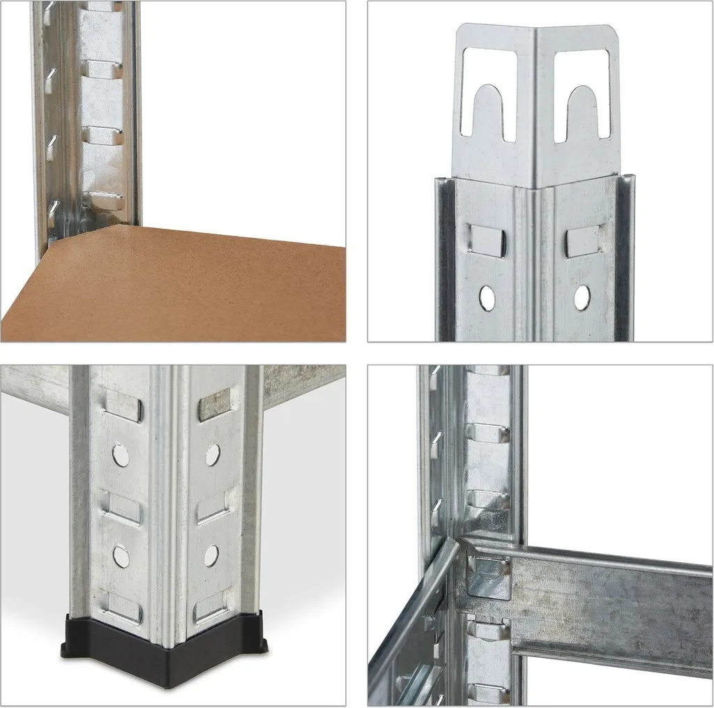Étagère d'angle murale 5 niveaux pour optimiser vos petits espaces vides - 8